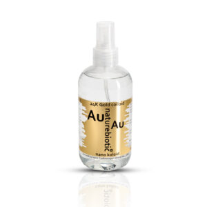 Złoto Koloidalne Naturebiotic Au 25 PPM – 250ml z atomizerem