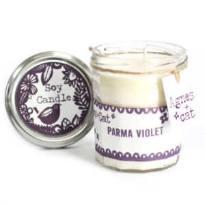 Świeczka Sojowa Jam Jar - Parma Violet 220G.