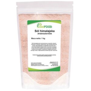 Sól himalajska drobnoziarnista (DeliFood) 1000g