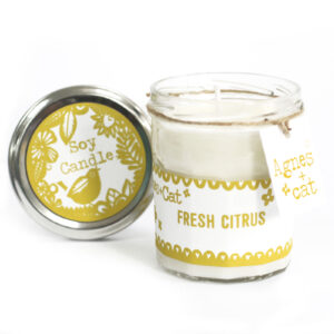 Świeczka Sojowa Jam Jar - Citrus 220g.