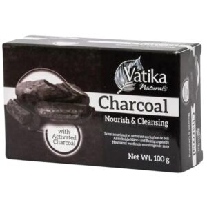 Vatika Mydło Charcoal z węglem 100g