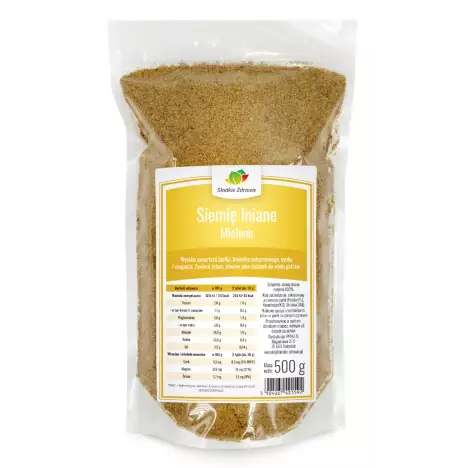 Siemię lniane mielone 500G
