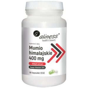 Aliness Mumio himalajskie (Shilajit extract) 400mg 90 kaps.
