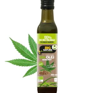 Olej Konopny tłoczony na zimno BIO 250ml