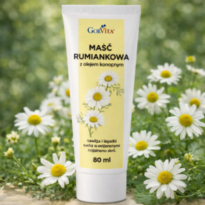Maść Rumiankowa z Olejem CBD 5% wzbogacona mikroelementami wody leczniczej 80ml