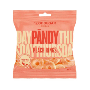 Żelki Pandy Peach Rings 50 g